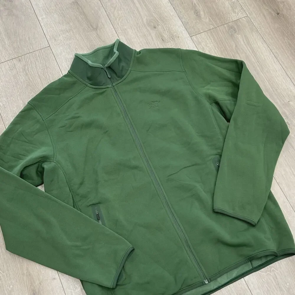 Arc'teryx Kyanite Green Fleece Zip Up Jacket size Large L SF